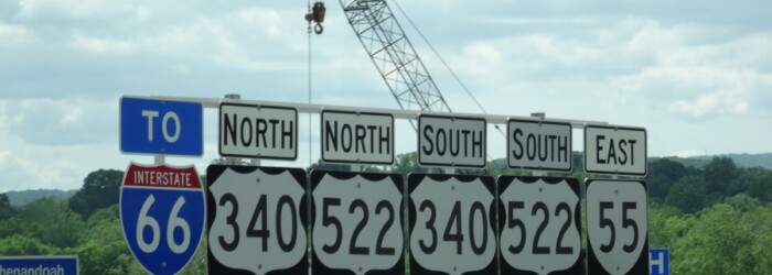 Verkehrszeichen USA